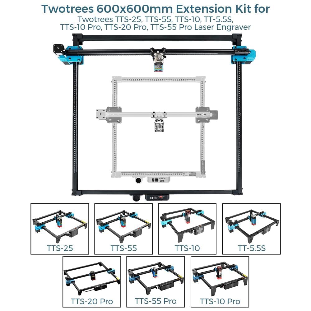Amazon.com: Extension Kit 600x600mm for Twotrees TTS-55 Pro TTS-10